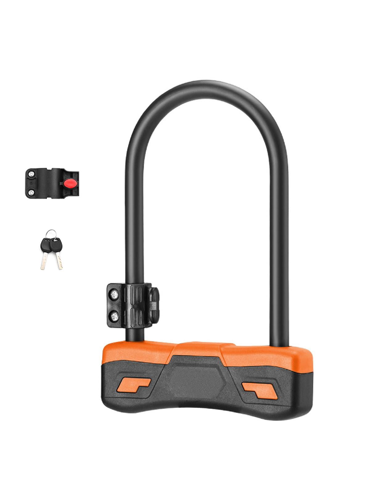 High Strengths Bicycles Lock Cycling Enthusiasts Lock City Street Bike Lock for Bikes Motorcycles and Scooters