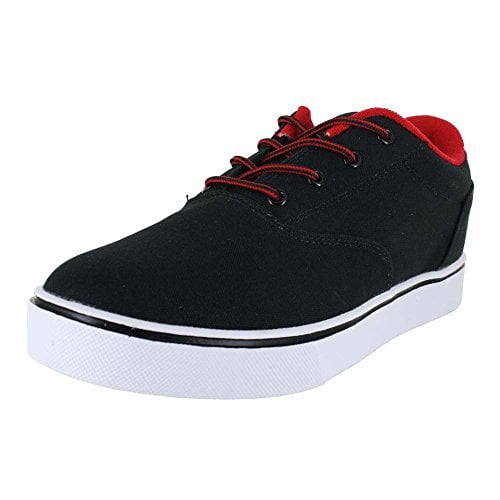 heelys men's launch skateboarding shoe, black/red, 10 m us 