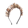 thumbnail image 1 of Diadema con tiara de cristal crudo de Bubbmi, 1 of 5