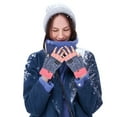 thumbnail image 4 of UTSJKR USB Heating Gloves Warm Windproof Knit Half Finger Electric Hand Warmers Comfortable Fabric Constant Temperature Ideal for Outdoor Activities Winter Use Blue, 4 of 9