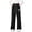 Black, variant on DJDLJWCJ Teen Girls Wide Leg Sweatpants Winter Warm Elastic Waist Drawstring Baggy Pants Side Pocket Athletic Pants Purple Size 5
