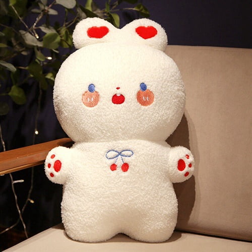 1 Pieces 19.6 Inch Rabbit Stuffed Animal Plush Bunny Toys Soft Cute Bunny Dolls and Playing Toys Decorations，White