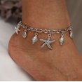 thumbnail image 1 of Koszal Boho Women Shell Starfish Charm Anklet Ankle Chain Bracelet Foot Jewelry Gift, 1 of 7