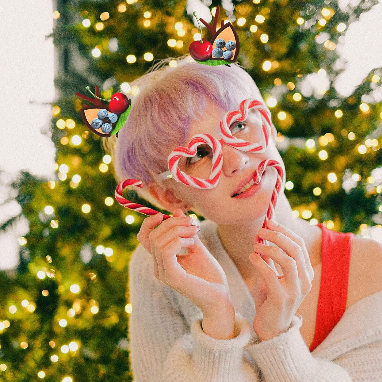 Unicra Serre-tête De Noël En Forme De Pommes De Pin - Couronne De