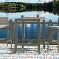 thumbnail image 2 of Homestyles Sustain Wood Outdoor High Bistro Table in Gray, 2 of 4