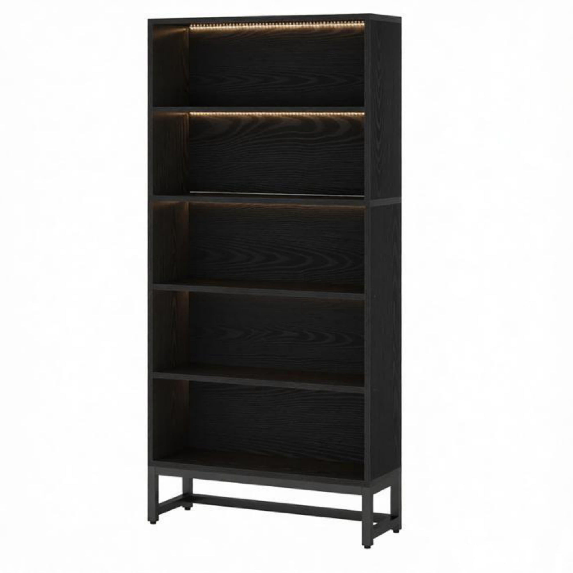 Astoutdoor 5 Tier LED Bookshelf Modern Tall Design