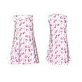 thumbnail image 3 of Bixox Robe Sans Manches Imprimée Breast Cancer Awareness4 pour Femmes avec Poches, Robe Débardeur Décontractée Longueur Genou pour l'Été-moyen, 3 of 7