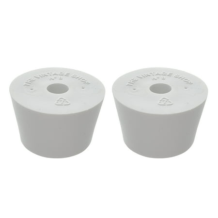 

#8 Rubber Stopper with Hole - 2-Pack