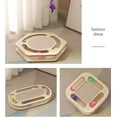 thumbnail image 4 of POINTERTECK Cat Scratching Board Round Teasing Carousel Wearable Claws Pet Cat Supplies, 4 of 4