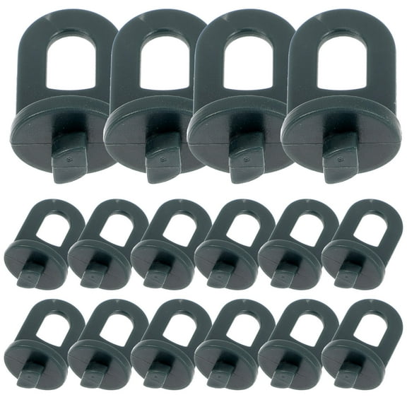 LEORX Greenhouse Clips Green Plastic Flower Pot Holder 50pcs