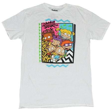 In My Parents Basement - Rugrats Nicktoons Mens T-Shirt - Colorful 90s ...