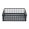 thumbnail image 3 of relayinert Desktop Storage Basket Portable for Pantry Bathroom black Cabinets Farmhouse, 3 of 6