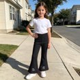 thumbnail image 4 of LvhaoGJOB Kids' Casual Pants - Soft, Elastic Waist & Pockets - Black 8-9 Years, 4 of 4