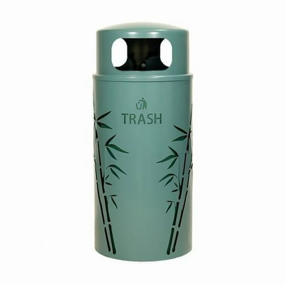 33 gal Nature Series Trash Recycle, Malachite