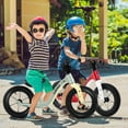 thumbnail image 4 of Costway 12 Inch Magnesium Toddler Balance Bike No Pedal Training Toddler Balance Bike Red, 4 of 10