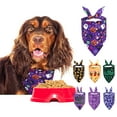 thumbnail image 1 of Fiudx Bandana de Halloween para Mascotas, Material Suave y Transpirable, Lavable a Máquina, Diseños Únicos, Cómoda y Elegante, Perfecta para Fiestas, Festivales, Perros y Gatos, Tamaño 70 X 48 X 48 C, 1 of 1