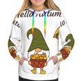 thumbnail image 3 of KLL Hello Autumn for Womens Pullover Hoodie with Pocket Hooded Long Sleeve Shirts Sweatshirt for Women-X-Large, 3 of 7