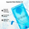 thumbnail image 3 of EVERFUN Hydration Backpack, 18L Hiking Water Pack with Water Bladder 2L/67oz Reservoir Insulated Hydropack Bag for Biking Running, Black, 3 of 12