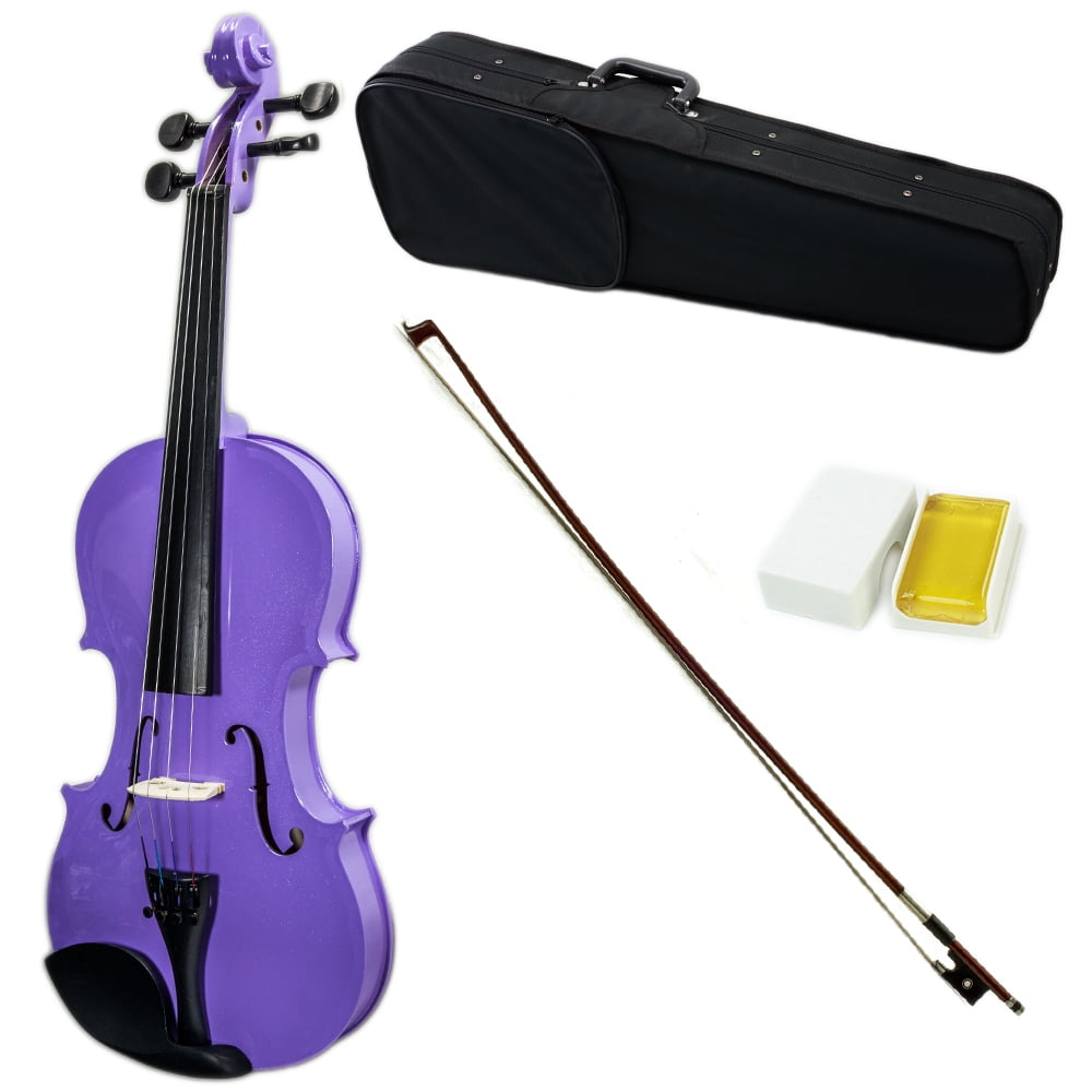 SKY Full Size VN202 Solidwood Purple Violin Beautiful Color with