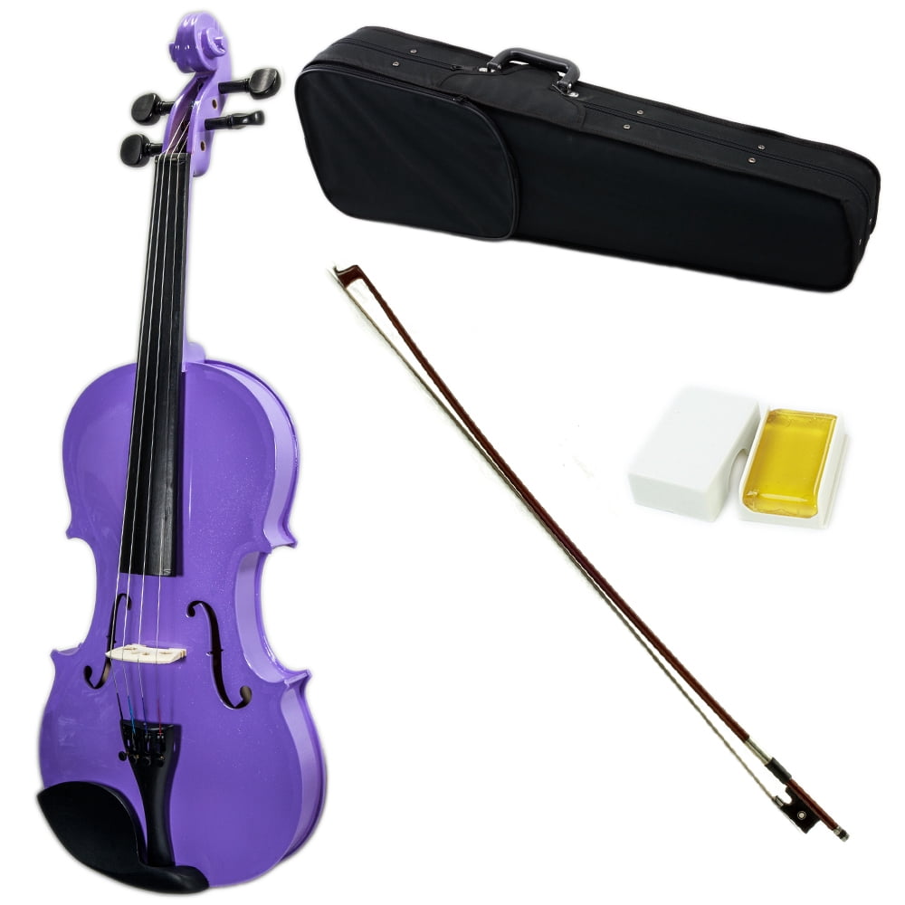Sky Full Size Vn202 Solidwood Purple Violin Beautiful Color With