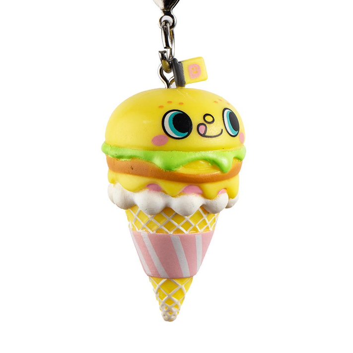 Kidrobot Keychains Hello Sanrio Ice Cream Cone Keychain Dokidoki