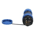 thumbnail image 2 of Enchufe impermeable con tuerca trasera para conector de alimentación de aviación, adaptador industrial de 250 V y 45 A, LP284 pines, 2 of 12