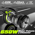 thumbnail image 2 of Scooter Eléctrico Honey Whale E9 MAX-N Negro, 2 of 8