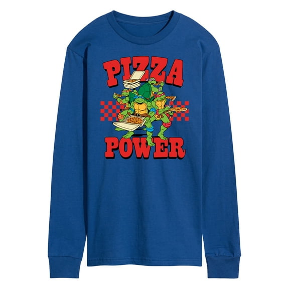 Teenage Mutant Ninja Turtles - Group Pizza Power - Men's Long Sleeve T-Shirt