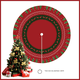 thumbnail image 2 of Falda de árbol de Navidad , alfombra roja y verde para árbol de Navidad con para decoraciones, fiestas, interiores y exteriores, decoración del hogar(100 * 100 cm)(1 pieza), 2 of 5