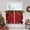 Red Christmas, variant on Christmas Snowflakes Kitchen Window Curtains Over Sink Set of 2, Black Vintage Winter Rod Pocket Short Tier Curtains, Merry Christmas Small Kitchen Decor (26x36 Inch)