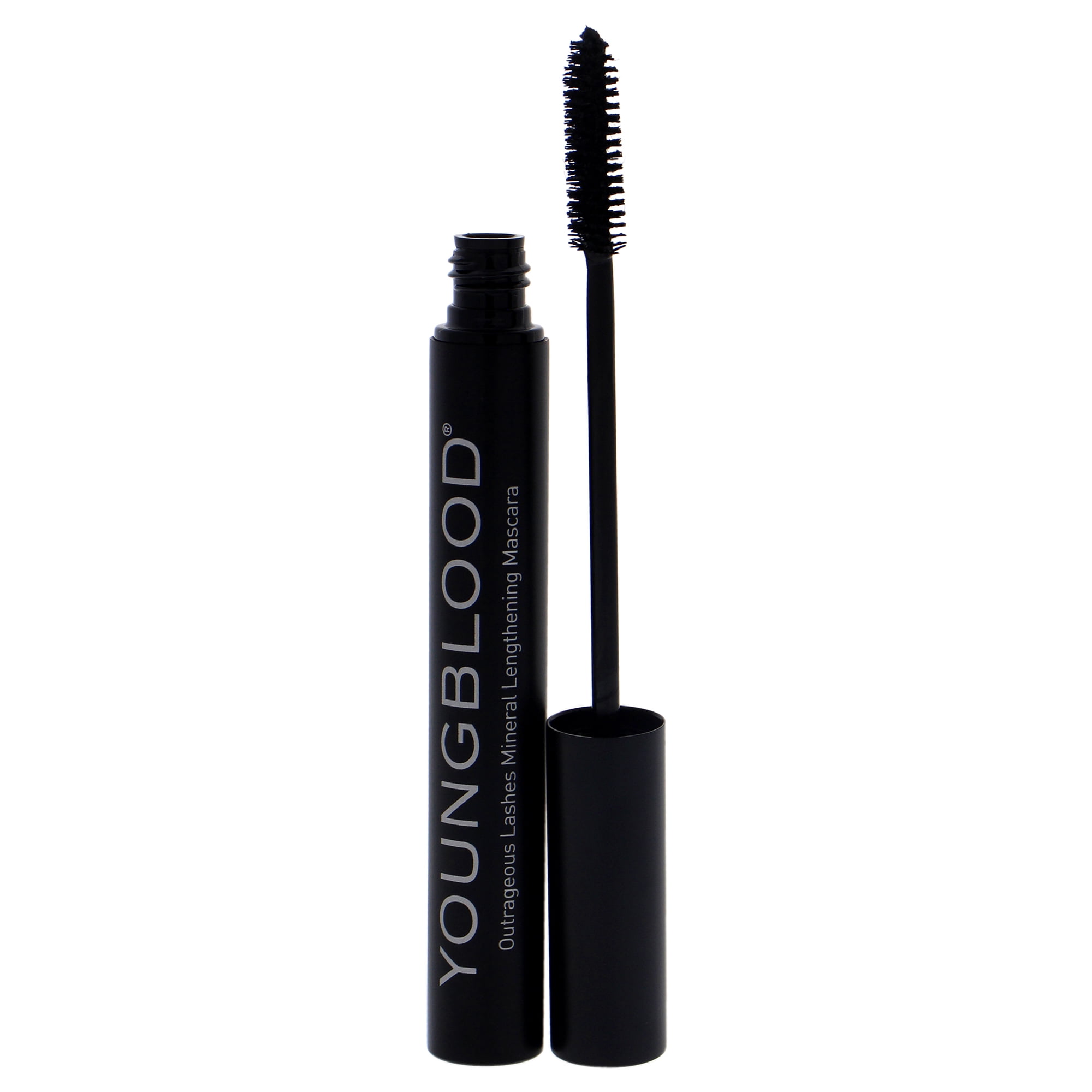 Outrageous Lashes Mineral Lengthening Mascara - Blackout by Youngblood for Women - 0.28 oz Mascara