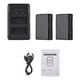 thumbnail image 1 of Kit De Batería Y Cargador Belug En-el14 7.4v 1500mah 2pz Negro, 1 of 5