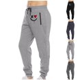 thumbnail image 1 of Styesk Men's Pants Men's Sports Pants Tapered Running Exercise Pants Drawstring Running Pants Printed Pants, 1 of 8