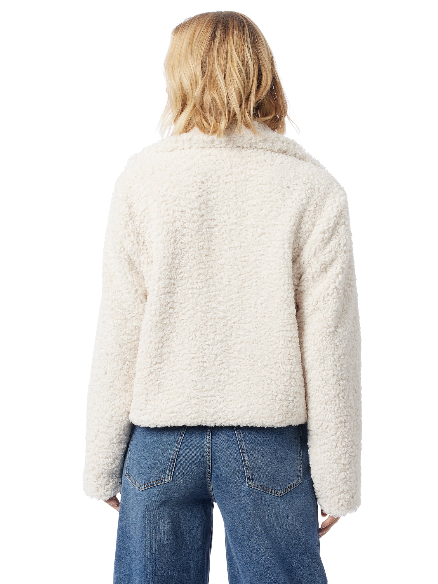 Jessica Simpson Women's and Women's Plus Size Faux Shearling Jacket, Sizes XS-4X