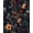 Black/Orange, variant on Purple Peel and Stick Wallpaper, Vintage Purple Rose Floral Pattern Wallpapers, Dark Romance Flower Self Adhesive Contact Paper Wall Decor for Bedroom Bathroom Drawer Bookshelf 17.5In x 9.8Ft