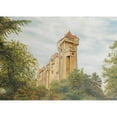 thumbnail image 2 of M Lechner 18x14 Gold Ornate Wood Frame and Double Matted Museum Art Print Titled - The Liechtenstein&nbsp;Castle in Maria Enzersdorf, 2 of 4