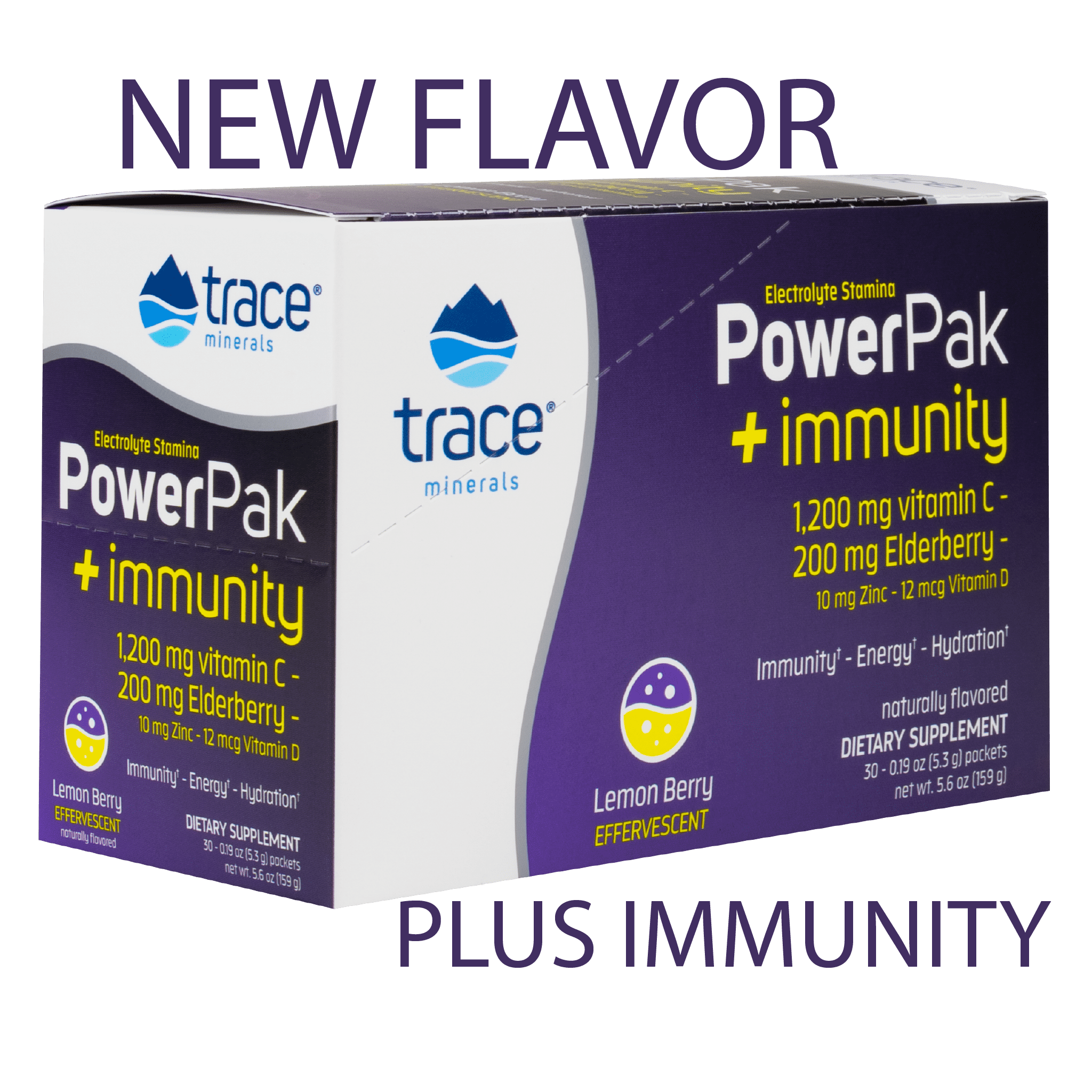 Trace Minerals Power Pak Electrolyte + Immunity Boost Drink