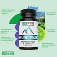 thumbnail image 6 of Zhou Neuro Peak Brain Support Supplement | Memory, Focus & Clarity Formula | DMAE, Rhodiola Rosea, Bacopa Monnieri, Ginkgo Biloba & More | 30 VegCaps, 6 of 7