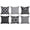 Black, variant on BallsFHK 6PC/Set Home Decorative Pillowcase Cotton Linen Sofa Cushion Throw Pillow Cover