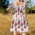thumbnail image 3 of Watercolor anatomy collection Sleeveless Dress chic and elegant evening dress women's fashion dresses, 3 of 6