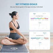 RENPHO Bluetooth Smart Body Weight Scale with App, 13 Key Metrics, 400 lbs, Red Gradient