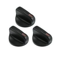 Unique Bargains Car Control Knob 5590535310 A/C Temperature Control Knob for Toyota Tacoma 1995-2004 3 Pcs Black