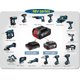 thumbnail image 2 of 4000mah para Bos*ch BAT618 Batería Profesional GBA GBH GSR GSB BAT620 BAT609G BAT614 Taladro Eléctrico Reemplazo 1Pzas Batería+cargador set, 2 of 9