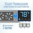 thumbnail image 3 of Knine Outdoors Register Boost Fan Aluminum Rectangle Matte Grey Smart Thermostat, 3 of 7
