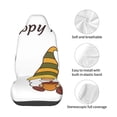 thumbnail image 4 of Picia Happy Fall Print Waterproof Sweating Car Seat Cover for Post Gym Workout, Running, Beach and Hiking, Universal Fit Anti-Slip Bucket Seat Protector, 4 of 5