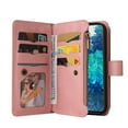 thumbnail image 2 of Wallet Case for Samsung Galaxy S20 FE, Magnetic Zipper Pouch Premium PU Leather with Kickstand Wallet Flip Shockproof Phone Case Wrist Strap Card Slots Holder Pocket Samsung Galaxy S20 FE,
Pink, 2 of 17