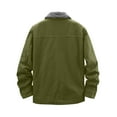 thumbnail image 4 of Vedolay Mens Fall Cardigans Business Casual Fall Coat Cardigan Male Winter Clothes Army Green,2XL, 4 of 4