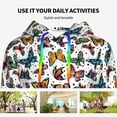 thumbnail image 4 of Sikiie Cute Butterfly Women's Casual Hoodies Long Sleeve Lightweight Pullover Tops Loose Sweatshirt-Large, 4 of 7