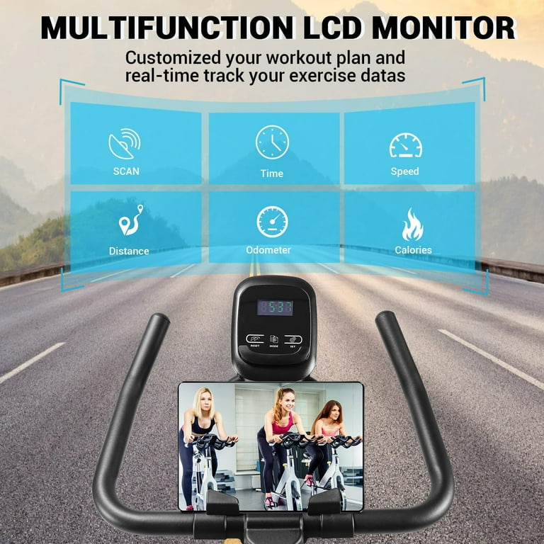 Cyclette Magnetica Wenoker - Silenziosa, Con Display LCD E App, Fino A