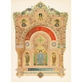 thumbnail image 2 of Nikodim P. Kondakow 19x24 Gold Ornate Framed and Double Matted Museum Art Print Titled - History and Monuments of the Byzantine Email (1892), 2 of 4